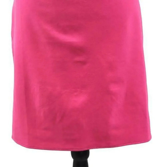 SAIL TO SABLE Womens High Neck Sheath Kneelength Dress Size Medium Pink New - Picture 8 of 12